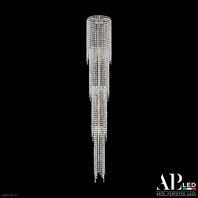 Каскадная хрустальная светодиодная люстра APL LED Rimini S520.0.25-150.B.3000