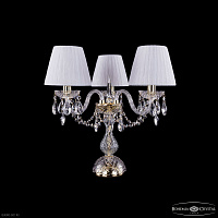 Настольная лампа с хрусталем Bohemia IVELE Crystal 1406L/3/141-39 G SH32-160