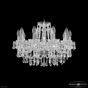 Хрустальная подвесная люстра Bohemia IVELE Crystal 1403/10/195 Ni