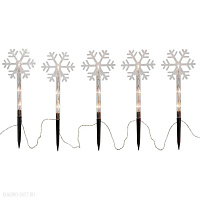 Уличная гирлянда 5X 3X0,06W(LED), 4,5V, 25х140см EGLO WANDY 857-26