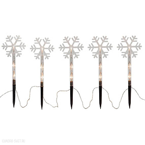 Уличная гирлянда 5X 3X0,06W(LED), 4,5V, 25х140см EGLO WANDY 857-26