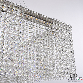Большая хрустальная светодиодная люстра APL LED Sicilia SH04.86.A.Ni.4000