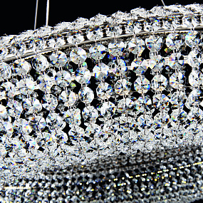 Хрустальная потолочная светодиодная люстра APL LED Rimini S502.0.80.A.4000