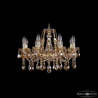 Хрустальная подвесная люстра Bohemia IVELE Crystal 1413/8/200/G/M721