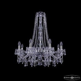 Хрустальная подвесная люстра Bohemia IVELE Crystal 1403/8/240/h-76 Ni