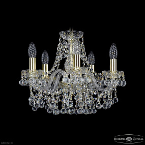 Хрустальная подвесная люстра Bohemia IVELE Crystal 1409/5/141 G