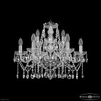 Хрустальная подвесная люстра Bohemia IVELE Crystal 1413/6+3/200 Ni