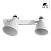 Спот Arte Lamp MERCOLED A5049AP-2WH