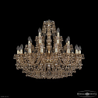 Большая хрустальная люстра Bohemia IVELE Crystal 1409/16+8+4/300 G M721