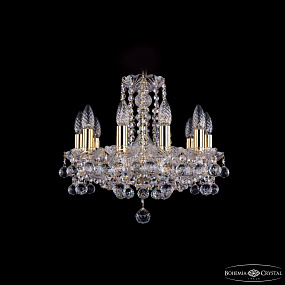 Хрустальная подвесная люстра Bohemia IVELE Crystal 1402/10/141/G/Balls
