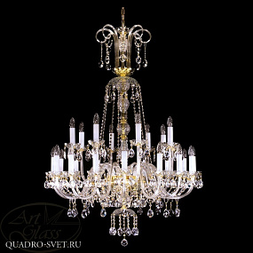 Люстра большая ARTGLASS RACHEL XXIV.