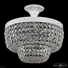 Хрустальная потолочная люстра Bohemia IVELE Crystal AL19101/35OL WMN