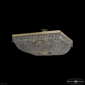 Хрустальная потолочная люстра Bohemia IVELE Crystal 19012/100IV G
