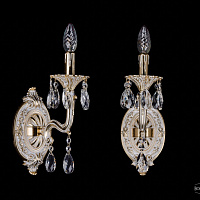 Бра литое с хрусталем Bohemia IVELE Crystal 1702B/1/110/A/GW
