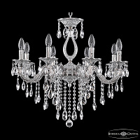 Подвесная хрустальная люстра Bohemia Ivele Crystal Florence 71301/8/210 B NW