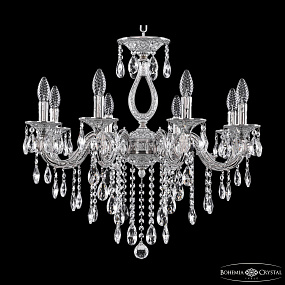 Подвесная хрустальная люстра Bohemia Ivele Crystal Florence 71301/8/210 B NW