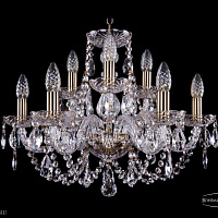 Хрустальная подвесная люстра Bohemia IVELE Crystal 1406/6+3/195/Pa