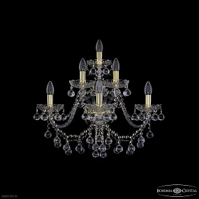 Бра с хрусталем Bohemia IVELE Crystal 1409B/3+2+1/240/XL G