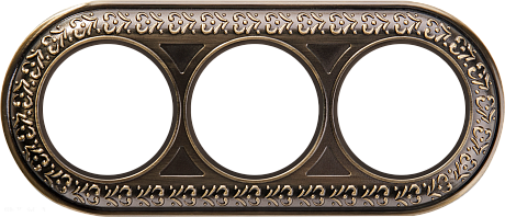 Рамка на 3 поста (бронза) Werkel WL70-frame-03