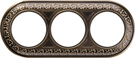 Рамка на 3 поста (бронза) Werkel WL70-frame-03