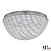 Хрустальная потолочная светодиодная люстра APL LED Sicilia SH501.2.50.M.LED -DIM.Ni
