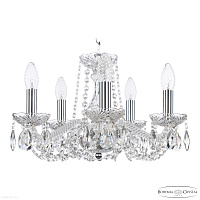 Хрустальная подвесная люстра Bohemia IVELE Crystal 119/5/141 Ni