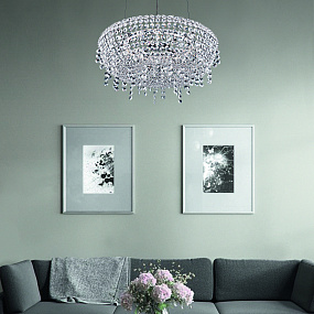 Хрустальная потолочная светодиодная люстра APL LED Rimini S501.0.60.F.4000