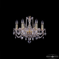 Хрустальная подвесная люстра Bohemia IVELE Crystal 1402/6/141/G