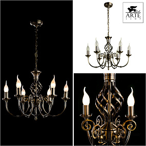 Люстра подвесная Arte Lamp ZANZIBAR A8392LM-6AB