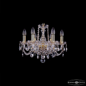 Хрустальная подвесная люстра Bohemia IVELE Crystal 1402/6/141/G