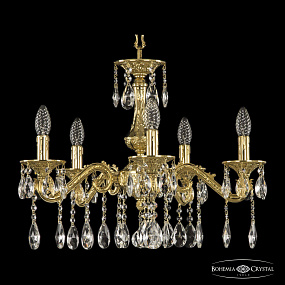 Подвесная хрустальная люстра Bohemia Ivele Crystal Florence 71102/5/175 A G