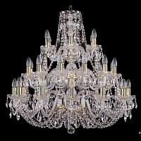 Хрустальная подвесная люстра Bohemia IVELE Crystal 1406/12+12+6/300/3d/G