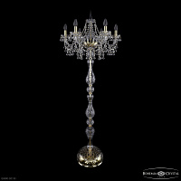 Торшер с хрусталем Bohemia IVELE Crystal 1409T1/6/195-160 G