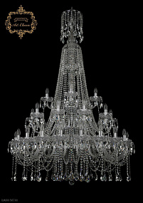 Большая хрустальная люстра Bohemia Art Classic 11.12.20+10+5.400.3d.XL-172.Cr.Sp