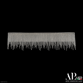Большая хрустальная светодиодная люстра APL LED Rimini S512.0.170.G.3000
