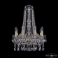 Большая хрустальная люстра Bohemia IVELE Crystal 1413/8/141/h-59 G