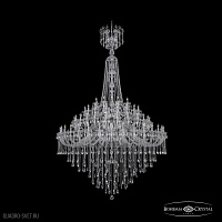 Большая хрустальная люстра Bohemia IVELE Crystal 1415/32+24+16+8/700/XL-320/3d G