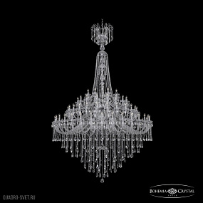 Большая хрустальная люстра Bohemia IVELE Crystal 1415/32+24+16+8/700/XL-320/3d G