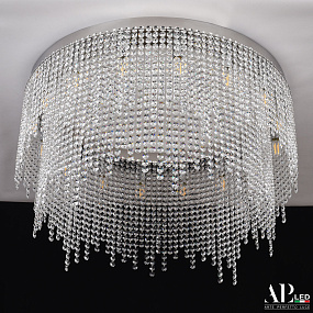 Хрустальная потолочная люстра APL LED Sicilia SH02.73.D.Ni.E14.PK