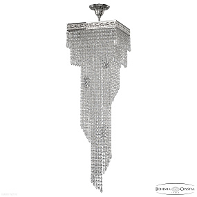 Каскадная хрустальная люстра Bohemia IVELE Crystal 83112/30IV-100 Ni