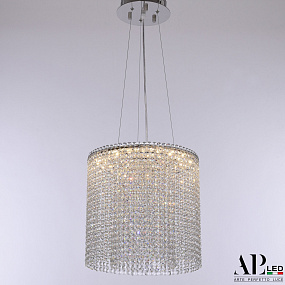 Хрустальный светодиодный подвесной светильник APL LED Sicilia SH01.35.A.LED -DIM.Ni