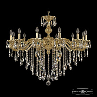 Большая хрустальная люстра Bohemia Ivele Crystal Florence 71202/12/360 B G