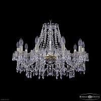 Хрустальная подвесная люстра Bohemia IVELE Crystal 1403/10/240 G
