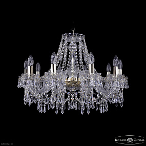 Хрустальная подвесная люстра Bohemia IVELE Crystal 1403/10/240 G