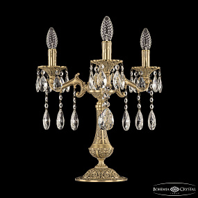 Настольная лампа с хрусталем Bohemia Ivele Crystal Verona 7202L/3/125 A FP