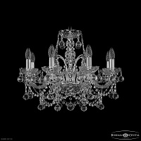 Хрустальная подвесная люстра Bohemia IVELE Crystal 1411/8/195 Ni Balls