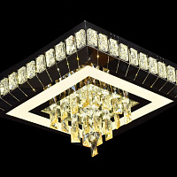 Хрустальная потолочная светодиодная люстра Lumina Deco Bordo DDС 6888-500