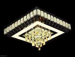 Хрустальная потолочная светодиодная люстра Lumina Deco Bordo DDС 6888-500