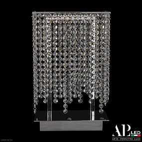 Хрустальная светодиодная настольная лампа APL LED Rimini S500.L1.25.B.3000