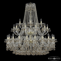 Большая хрустальная люстра Bohemia IVELE Crystal 1409/20+10+5/400/2d G K721